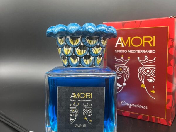Scatola 5Sensi Fragranza Brezza di Montalbano 500 ml con collare Corona